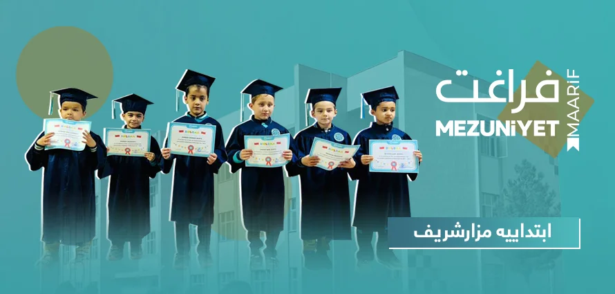 Mazar-i Şerif'teki Afgan-Türk Maarif Okulları ilkokulu mezuniyet töreni!